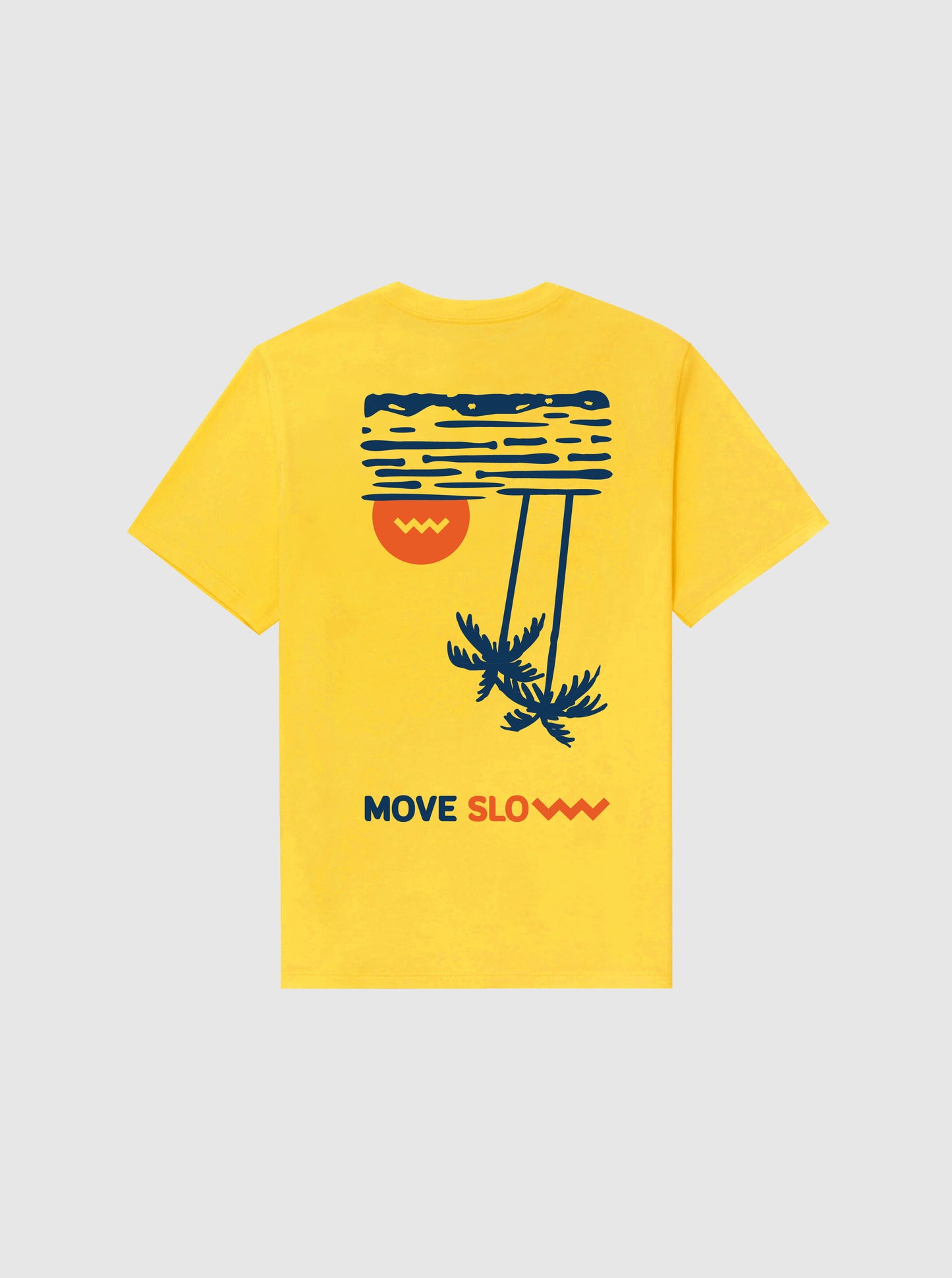 Miami Beach Yellow Slow Move Tee