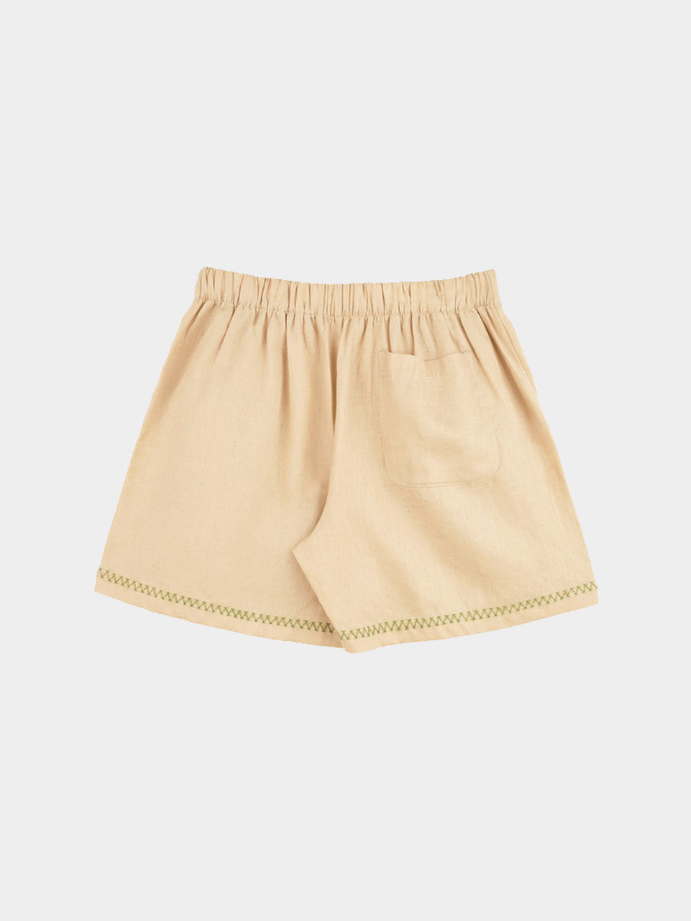 Linen Beige Shorts