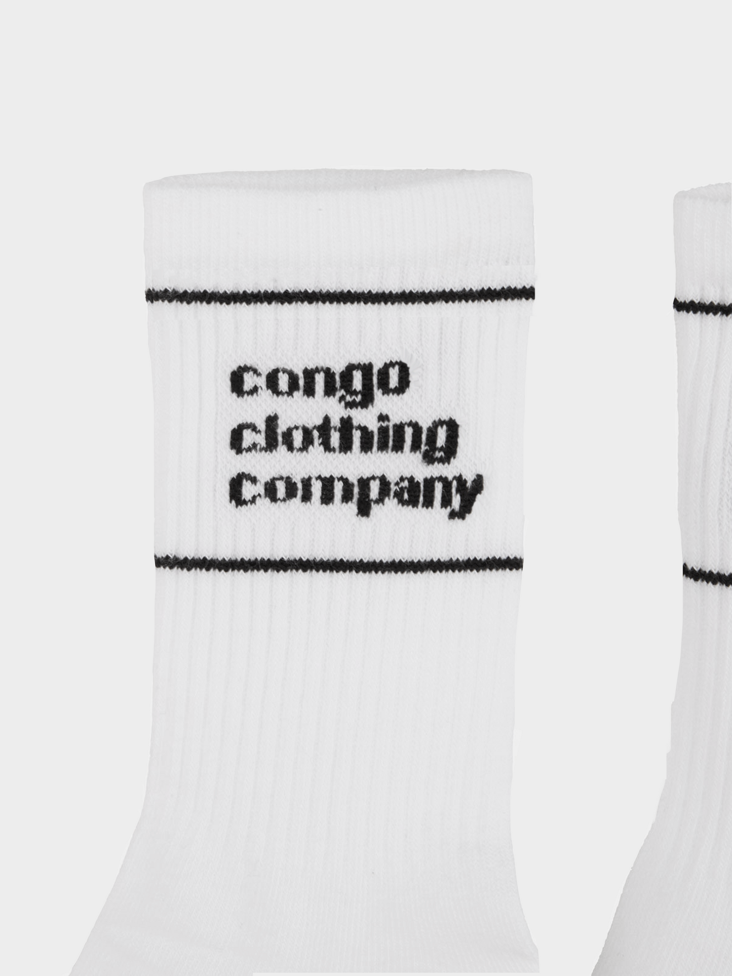 CCC Logo Socks White