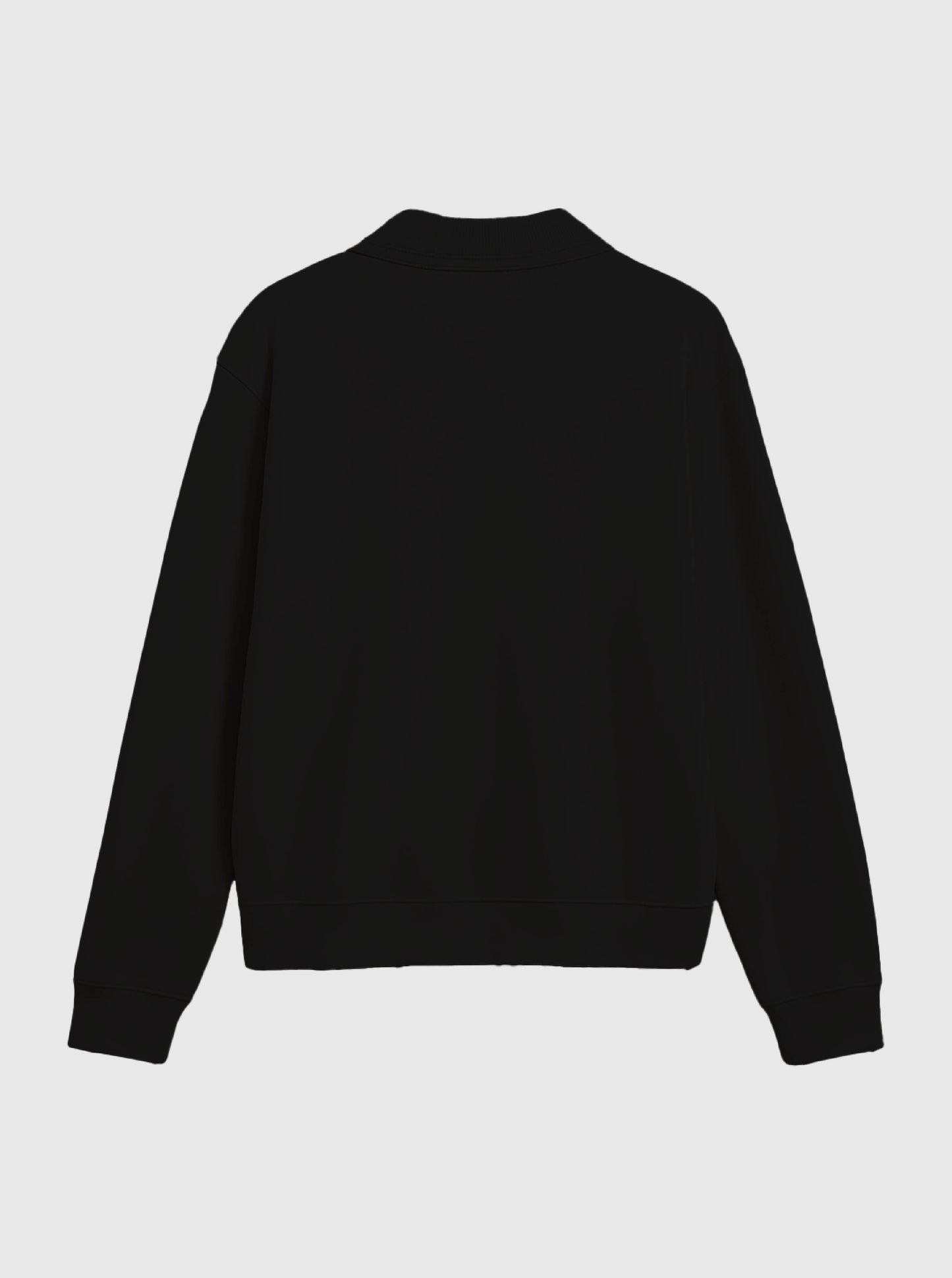 MIT Black Half Zip Sweater