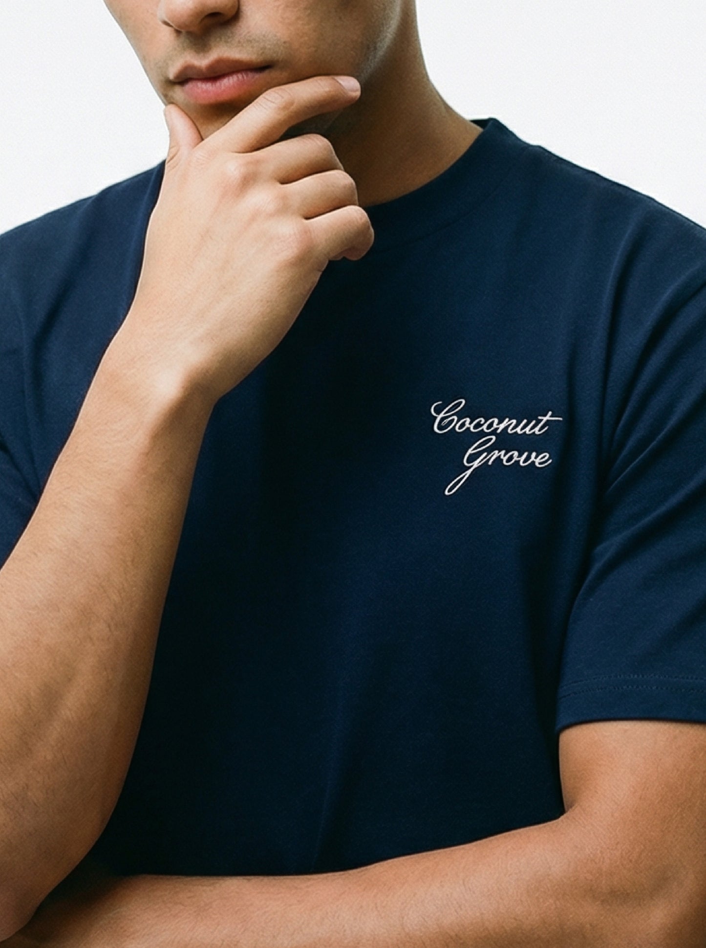 Coconut Grove Navy Blue Tee