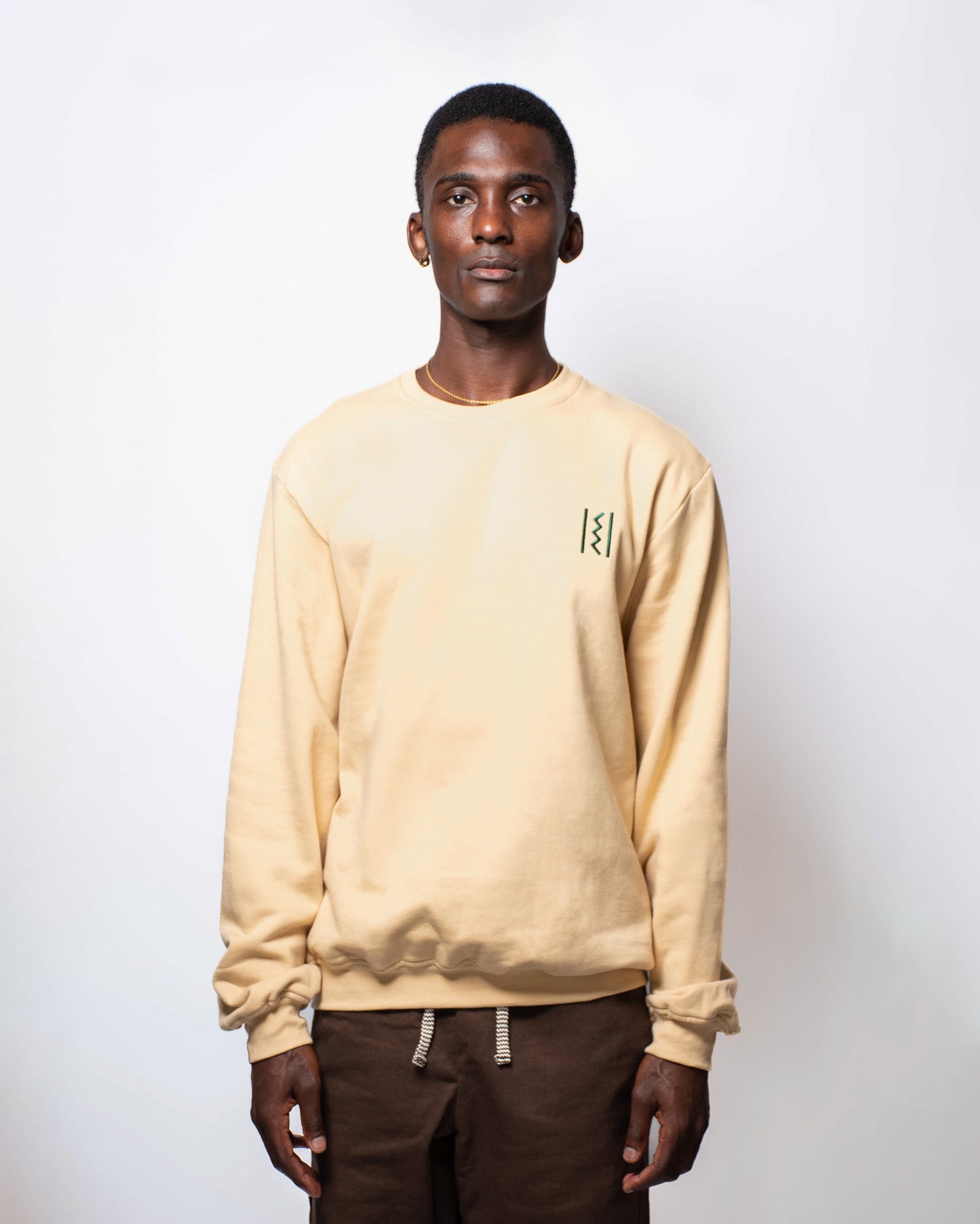 Icon Beige Crewneck
