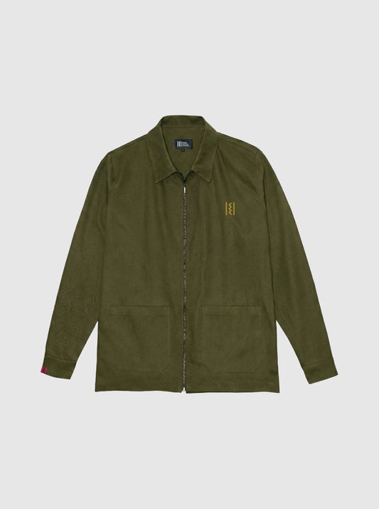 Mina Zip Olive Jacket