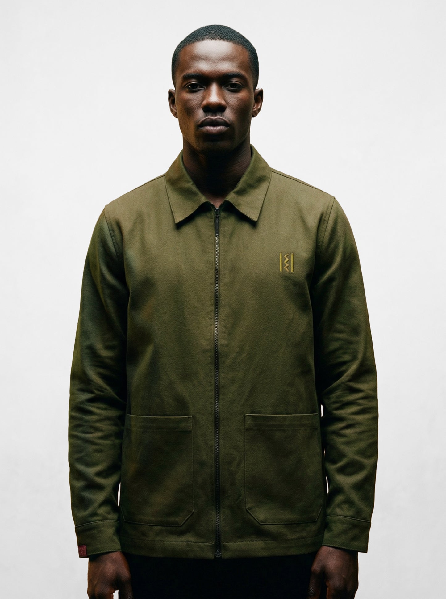 Mina Zip Olive Jacket