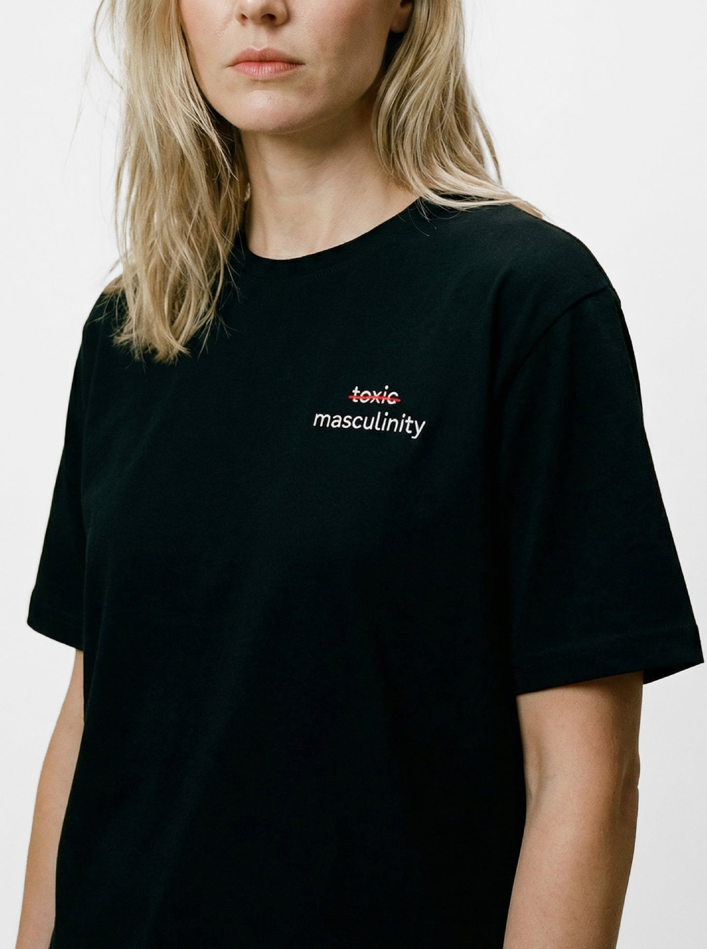No Toxic Black Tee