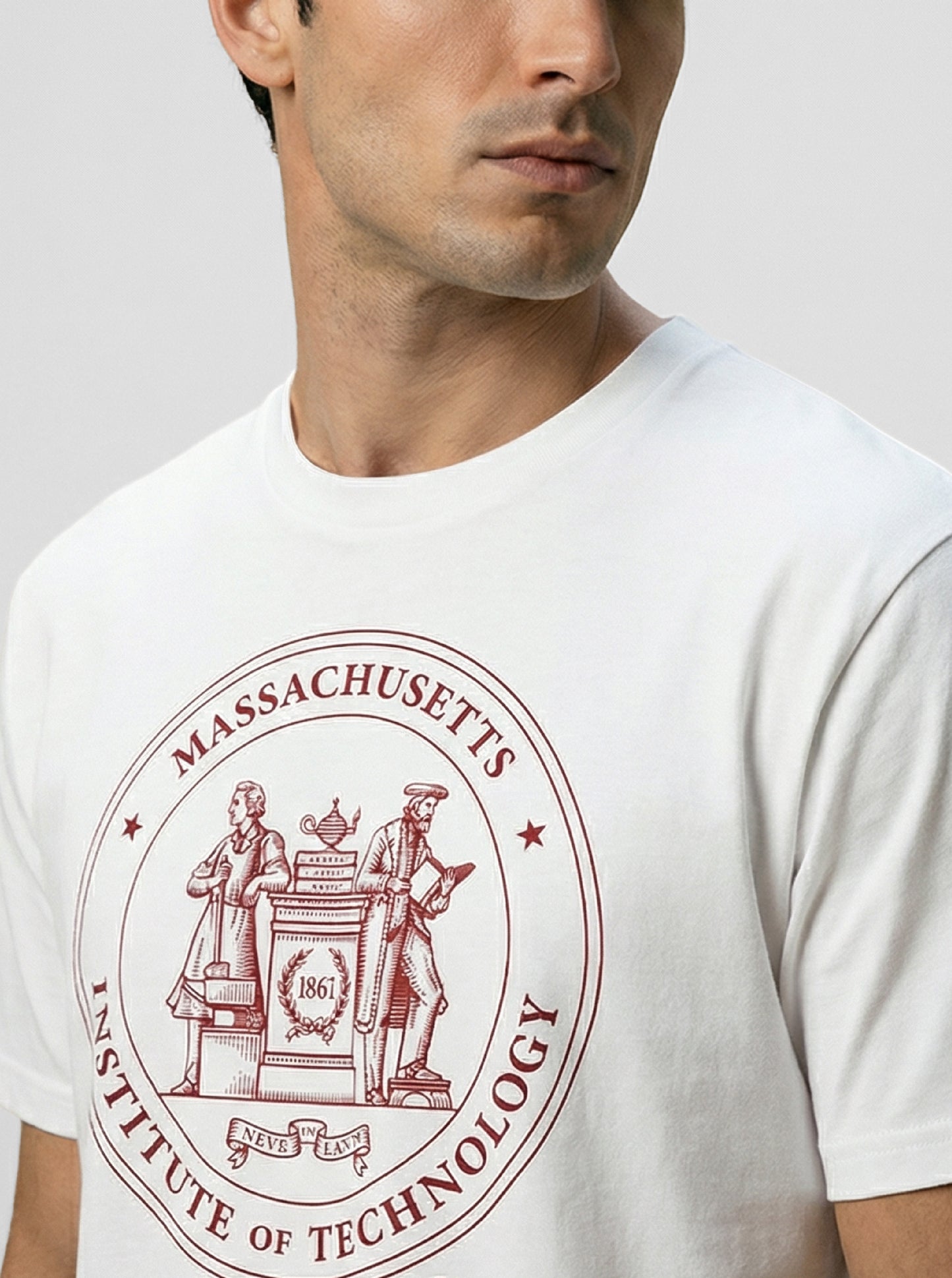 MIT Seal White Tee
