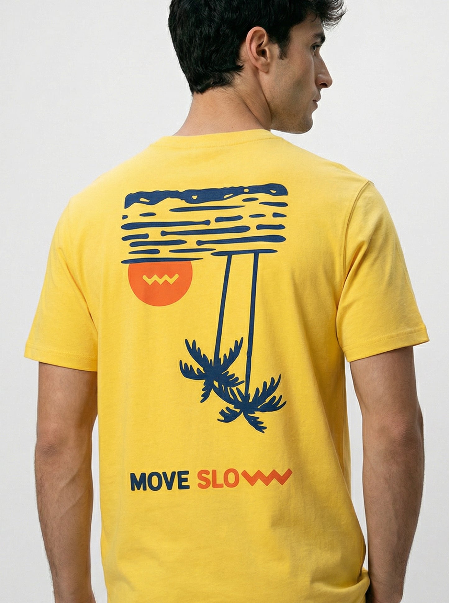 Miami Beach Yellow Slow Move Tee