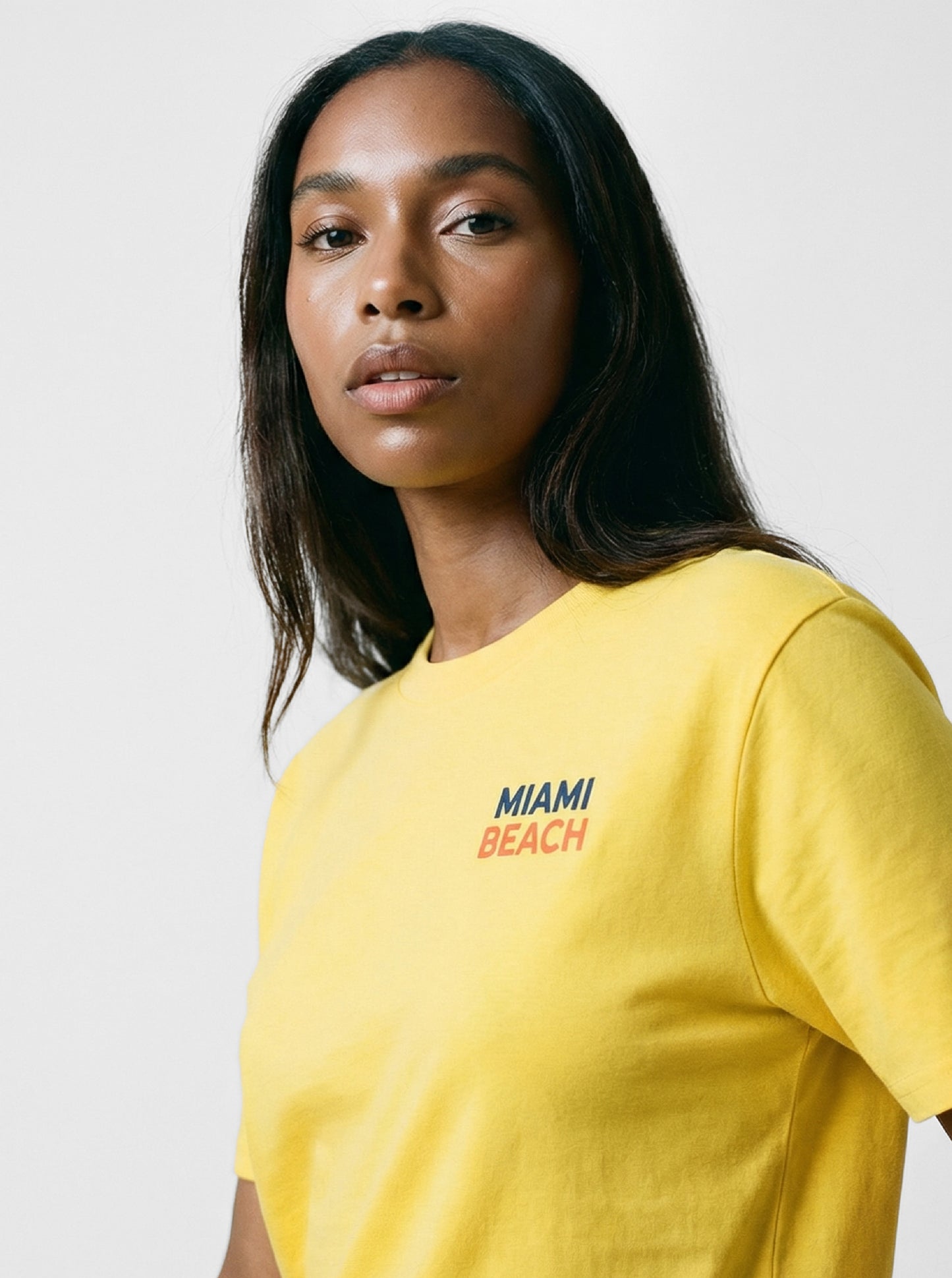 Miami Beach Yellow Slow Move Tee