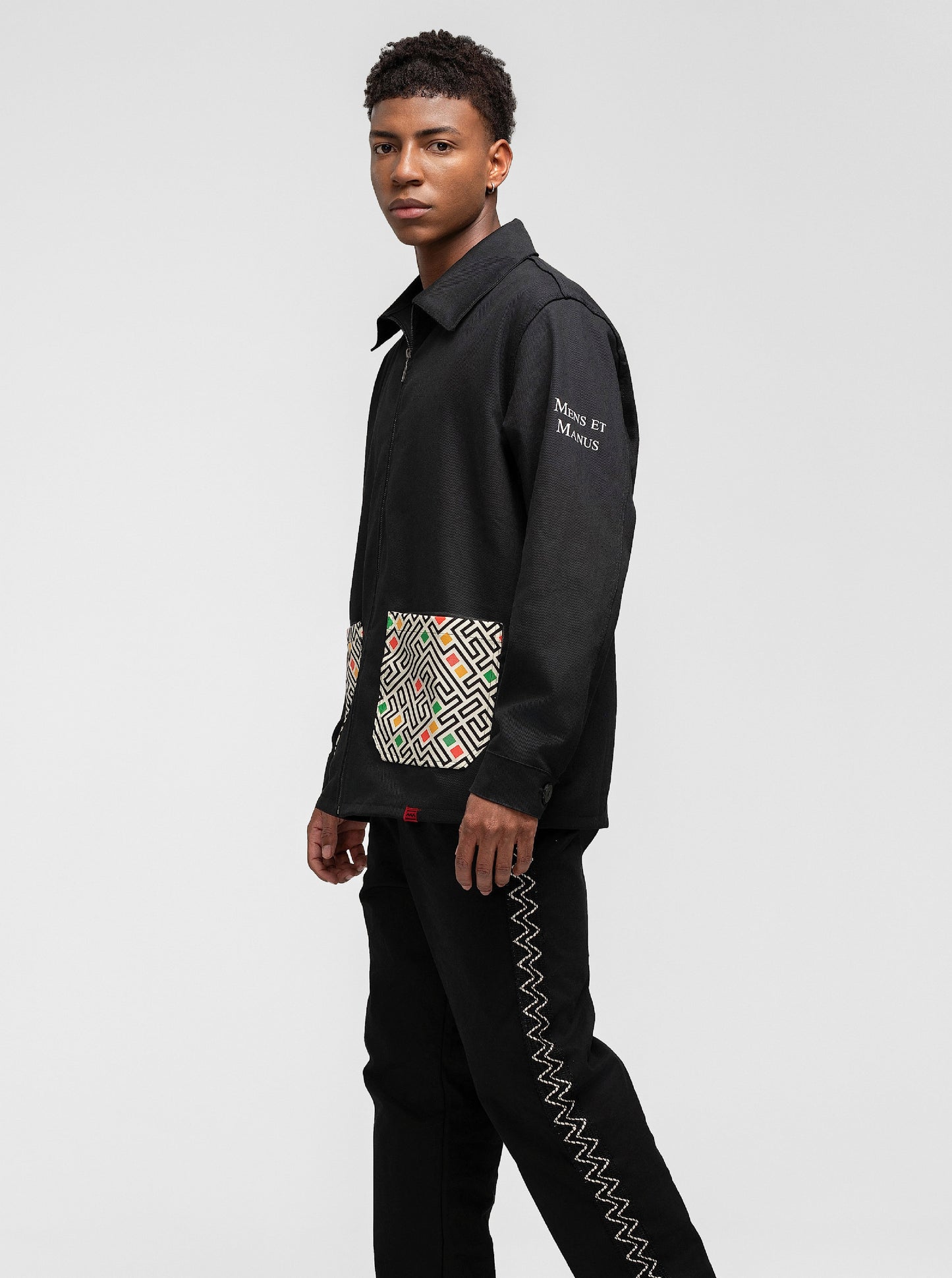 Makanda MIT Black Zip Jacket