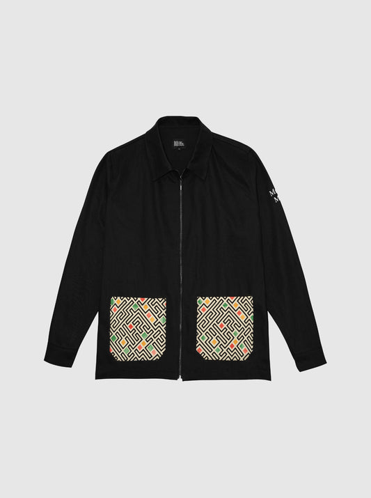 Makanda MIT Black Zip Jacket
